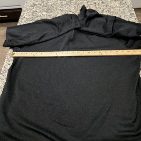 Nike Lacrosse Black Long Sleeve 1/4 Zip Shirt - Picture 5 of 6